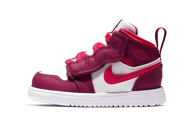 Jordan Jordan Air Jordan 1 Mid Alt High top Toddler Shoes Rose Red Infant And Toddler