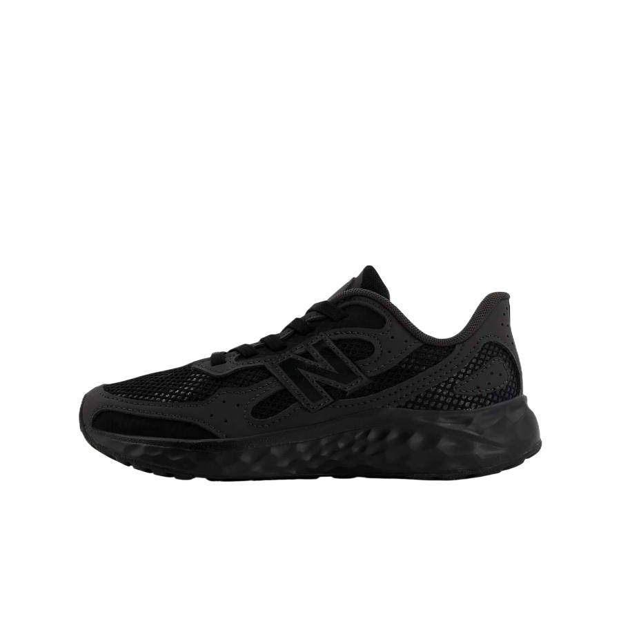 New Balance New Balance NB Arishi Mesh Cushioning Abrasion Resistant Breathable Kids' Running Shoes Black/Gray
