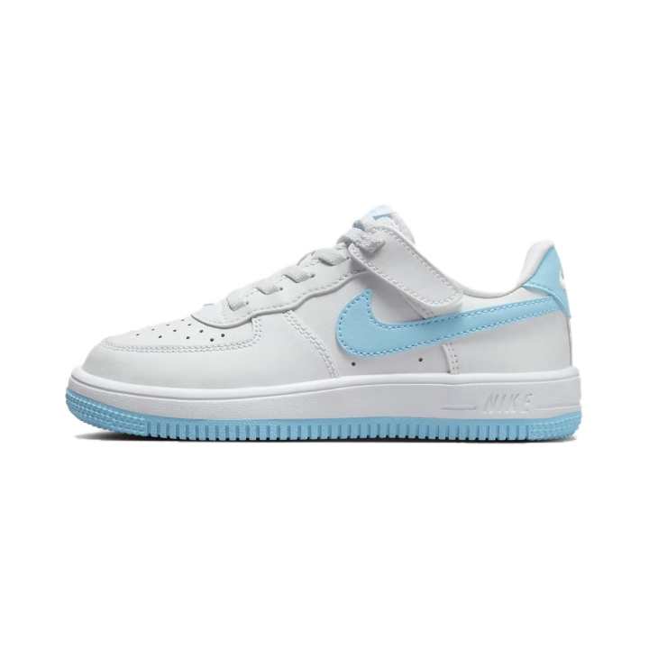 Nike Nike Force 1 Low EasyOn White Aquarius Blue PS