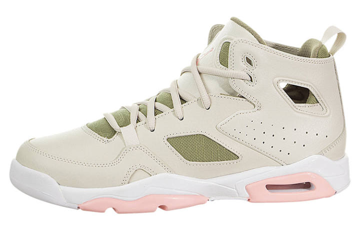 Jordan Jordan Flight Club 91 Low top Basketball Shoes Gray Pink Unisex