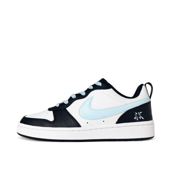 Nike Nike Court Borough Romantic Firework Low top Kids' Skateboarding Shoes Blue White Black Unisex