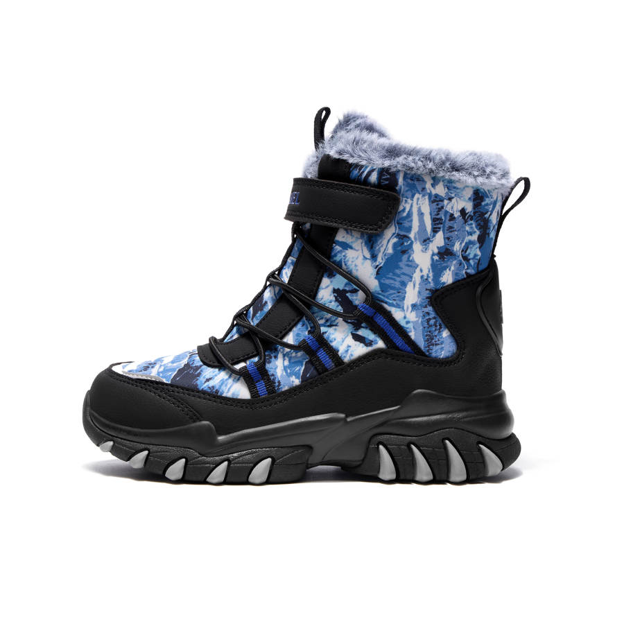 CAMEL Fleece Lined, Comfortable Casual Thermal Abrasion Resistant Slip Resistant High top Insulated Boots Kids'