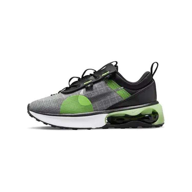 Nike Nike Air Max 2021 Cushioning, Wear Resistant Low top Toddler Shoes Gray Green Infant And Toddler
