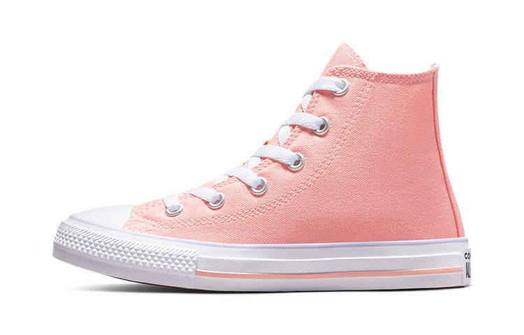 Converse Chuck Taylor All Star Abrasion Resistant High top Kids' Analysis Sheet Pink Children Aged 3 7 Years Old