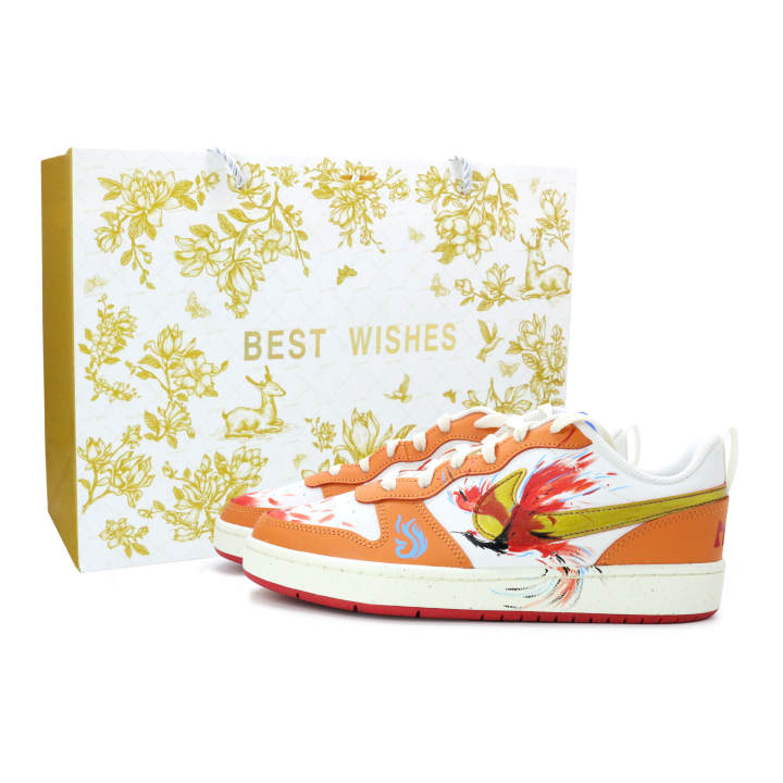 Nike Nike Court Borough Low 2 Synthetic Leather, Leather Slip Resistant Abrasion Resistant Low top Skateboard Shoes