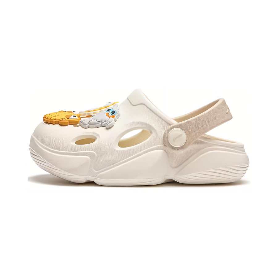 Li-Ning YOUNG Li Ning YOUNG Sports Life Collection Abrasion Resistant Breathable Children's Sandals Ecru Children Aged 3 7 Years Old