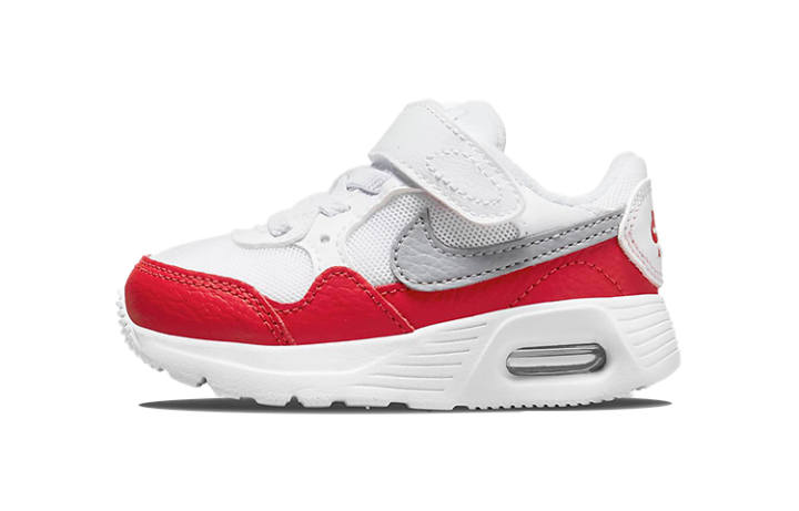 Nike Nike Air Max SC Comfortable Cushioning Abrasion Resistant Cushioning, Wear Resistant Low top Running Shoes White Red