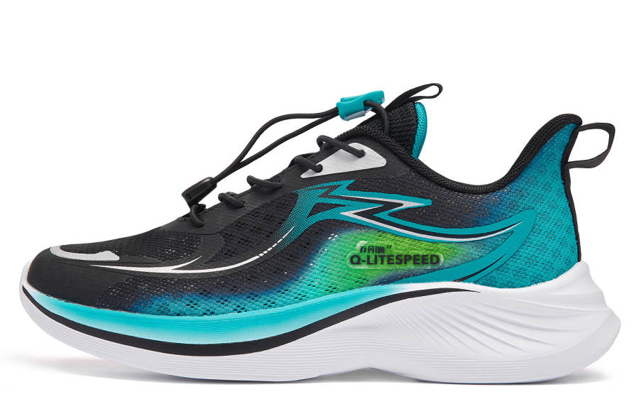 QIAODAN Low top Running Shoes Black Teenagers