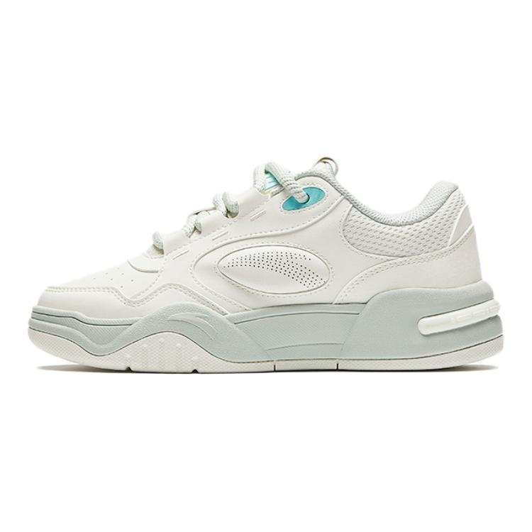 Antakids Synthetic Leather, Textile Low top Skateboard Shoes White Teenagers