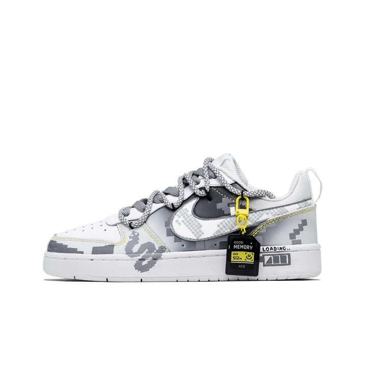 Nike Nike Court Borough Maze Synthetic Leather, Leather Slip Resistant Cushioning Abrasion Resistant