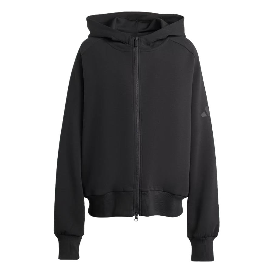 Adidas Adidas Sweatshirts Women's Black Hooded Moderate
