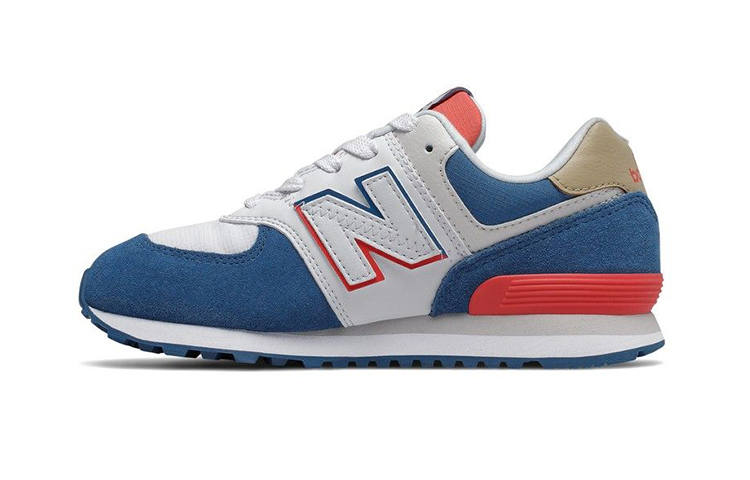 New Balance New Balance NB 574 Sports Low top Kids' Running Shoes Blue Gray Children Aged 3 7 Years Old