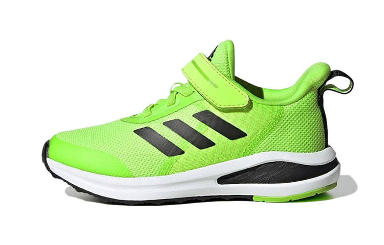 Adidas Adidas Fortarun Running Breathable Low top Kids' Running Shoes Green Black Children Aged 3 7 Years Old