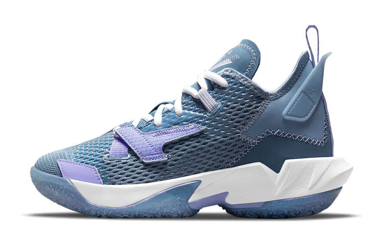 Jordan Jordan Why Not Zer0.4 Russell Westbrook 4 Slip Resistant Cushioning Abrasion Resistant Mid top Basketball Shoes Violet