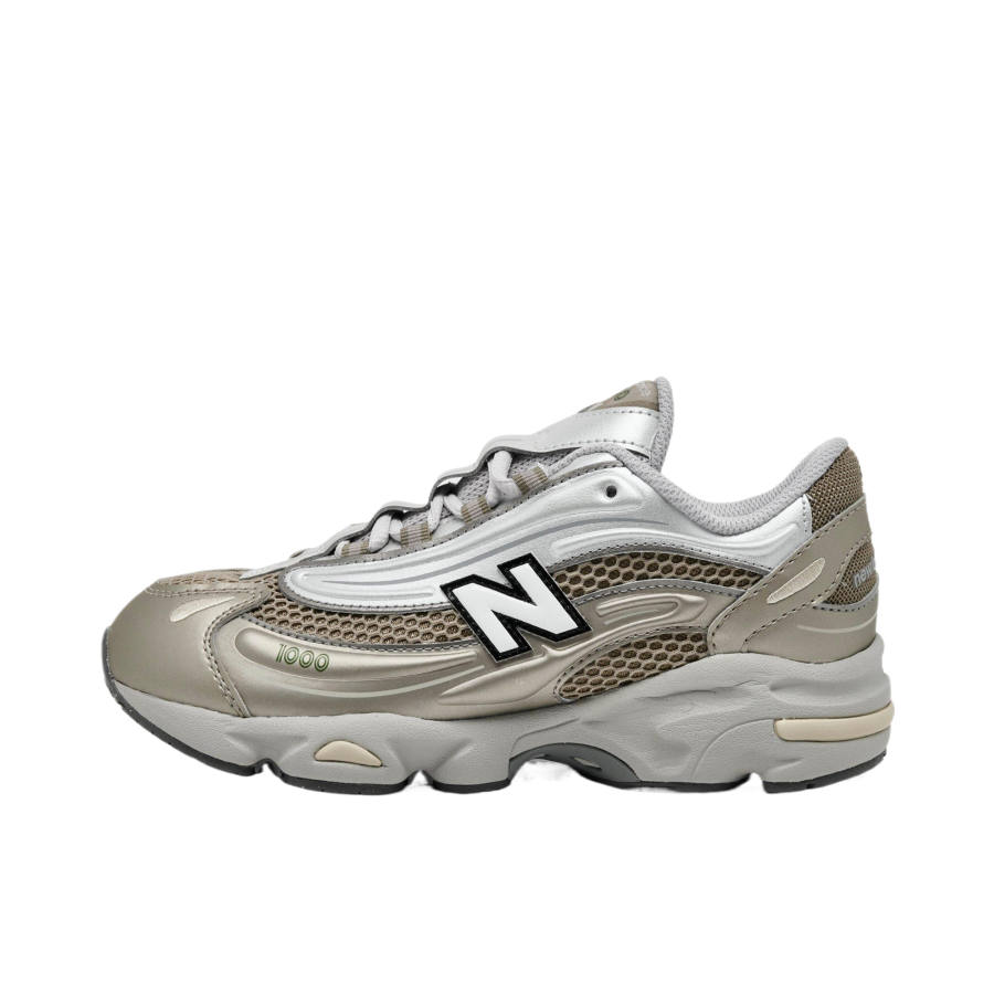 New Balance New Balance NB 1000 Leather, Suede Kids Lifestyle Shoes Gray Unisex