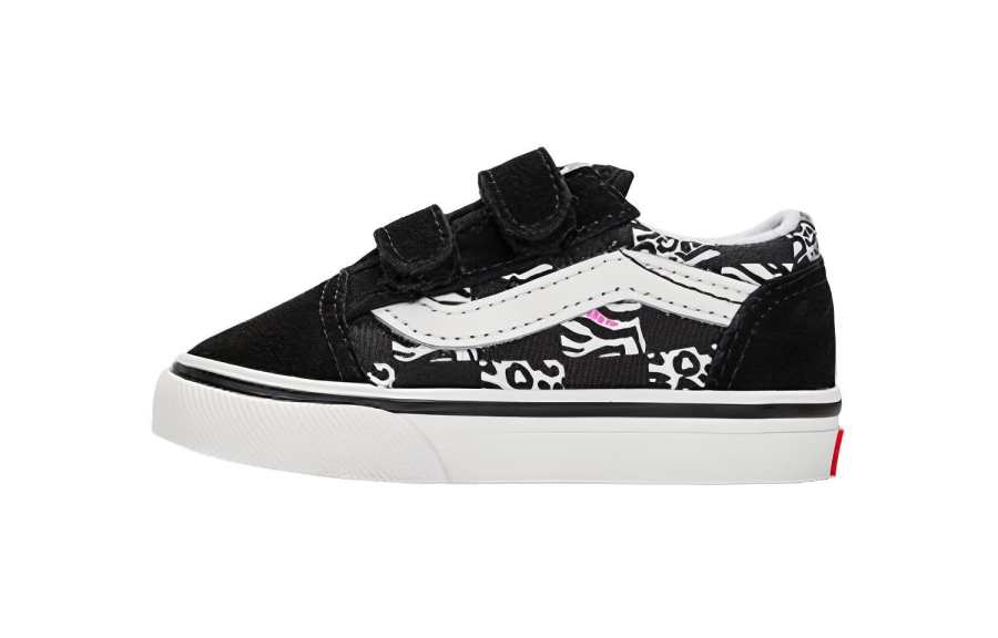 Vans Old Skool Versatile Anti Kick Anti kick Low top Toddler Shoes Black Infant And Toddler