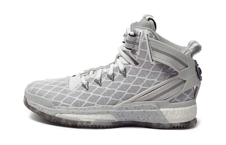 Adidas Adidas D Rose 6 Mid top Children's Basketball Shoes White Kids'