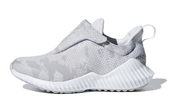 Adidas Adidas Fortarun Ac K Slip Resistant Low top Kids' Running Shoes Gray White Kids'