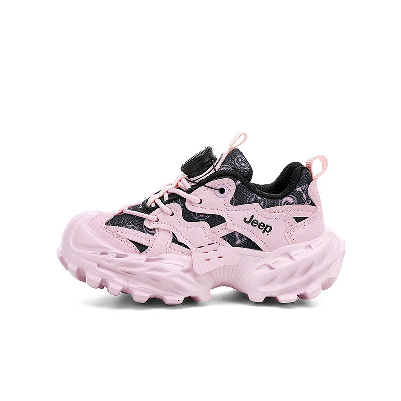 Jeep Low top Kids Lifestyle Shoes Gray Pink Kids'