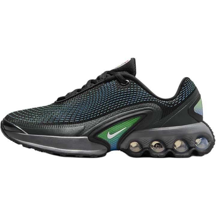 Nike Nike Air Max Dn Comfortable Low top Kids' Running Shoes Black Green Kids'