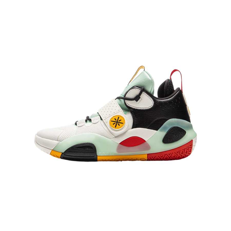 Li-Ning YOUNG Li Ning YOUNG Basketball ALL CITY 8 High top Basketball Shoes Champagne White Kids'