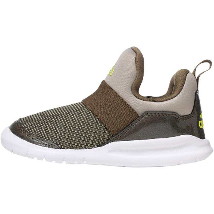 Adidas Adidas Rapidazen C Comfortable Slip Resistant Abrasion Resistant Low top Kids' Running Shoes Green Kids'