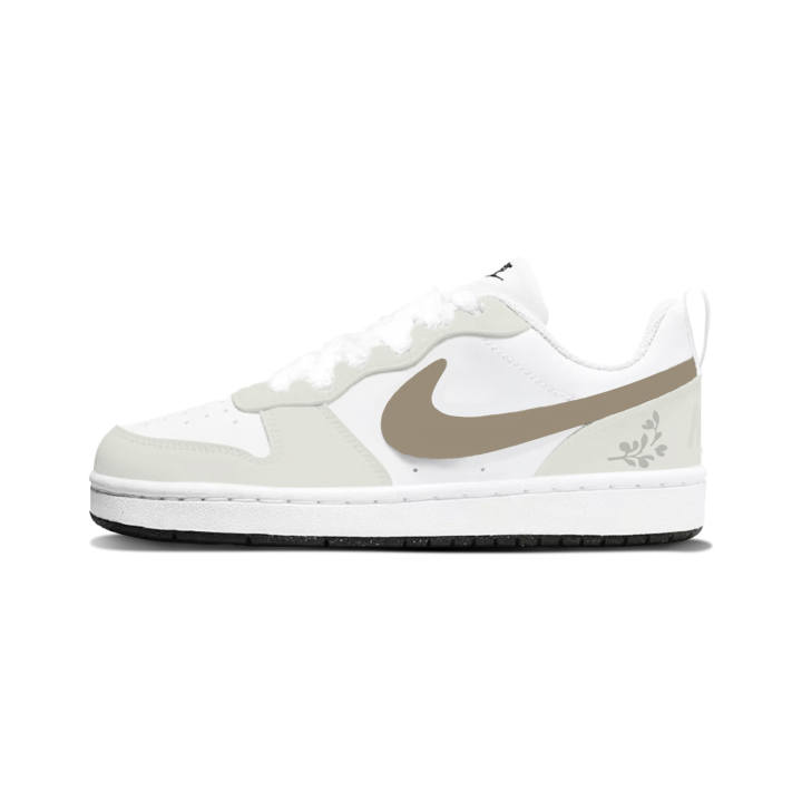 Nike Nike Court Borough Synthetic Leather Cushioning Abrasion Resistant Cushioning, Wear Resistant Low top