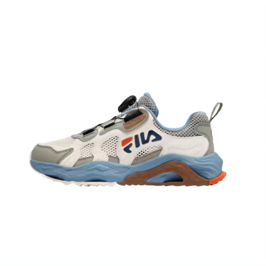 FILA KIDS Slip Resistant Abrasion Resistant Low top Kids' Outdoor Shoes White