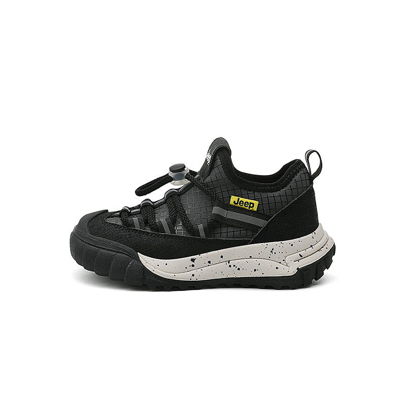 Jeep Abrasion Resistant Low top Kids' Running Shoes Black Kids'