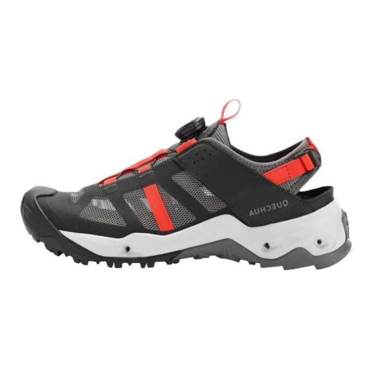 DECATHLON Abrasion Resistant Breathable Children's Sandals Black Red Kids'