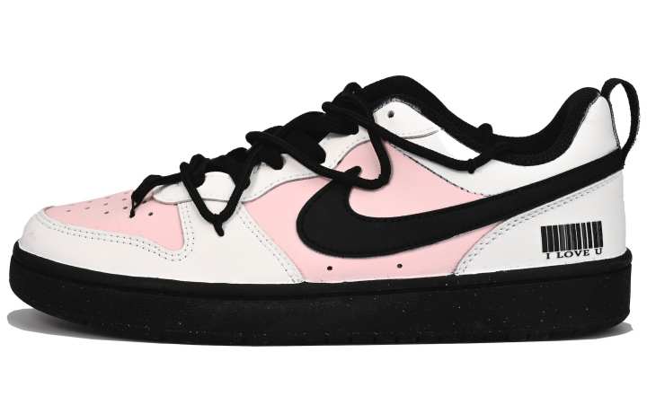 Nike Nike Court Borough Low top Kids' Skateboarding Shoes Pink White Teenagers