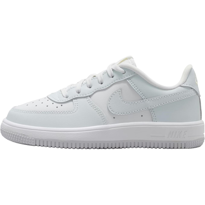 Nike Nike Air Force 1 Low top Skateboard Shoes Light Gray White Kids'
