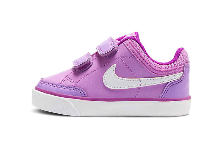 Nike Nike Capri 3 Slip Resistant Abrasion Resistant Low top Toddler Shoes Taro Purple Infant And Toddler