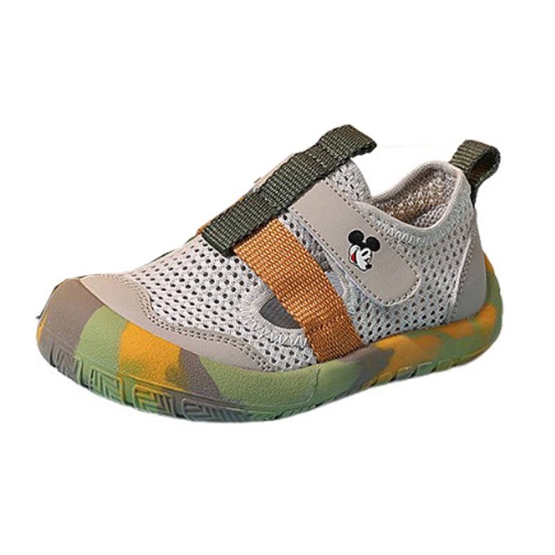 Disney Mickey Mouse Slip Resistant Cushioning Abrasion Resistant Breathable Low top Casual Shoes Kids'