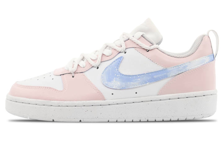 Nike Nike Court Borough Cotton Candy Snow Cushioning Abrasion Resistant Slip Resistant