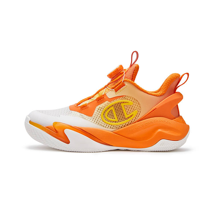 Champion Kids Grade School Champion Kids Fabric Cushioning Children's Basketball Shoes Orange