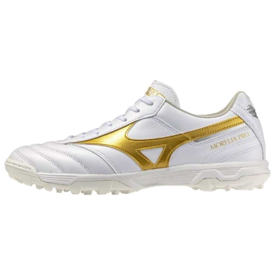 Mizuno MORELIA 2 Soccer Shoes Unisex White Gold