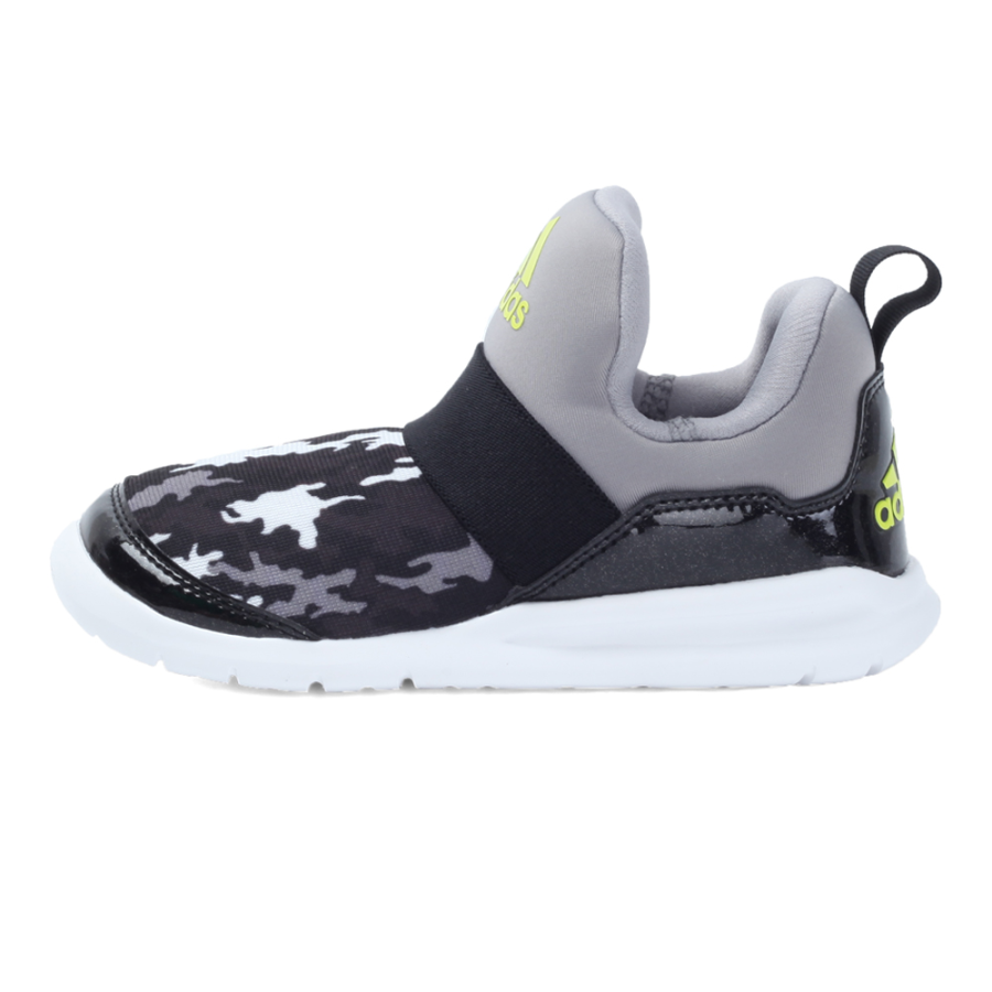 Adidas Adidas Rapidazen C Fabric Slip Resistant Abrasion Resistant Low top Kids Lifestyle Shoes Black Gray Kids'