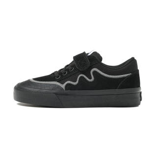 GOLUCK Cushioning, Wear Resistant Low top Skateboard Shoes Black Kids'