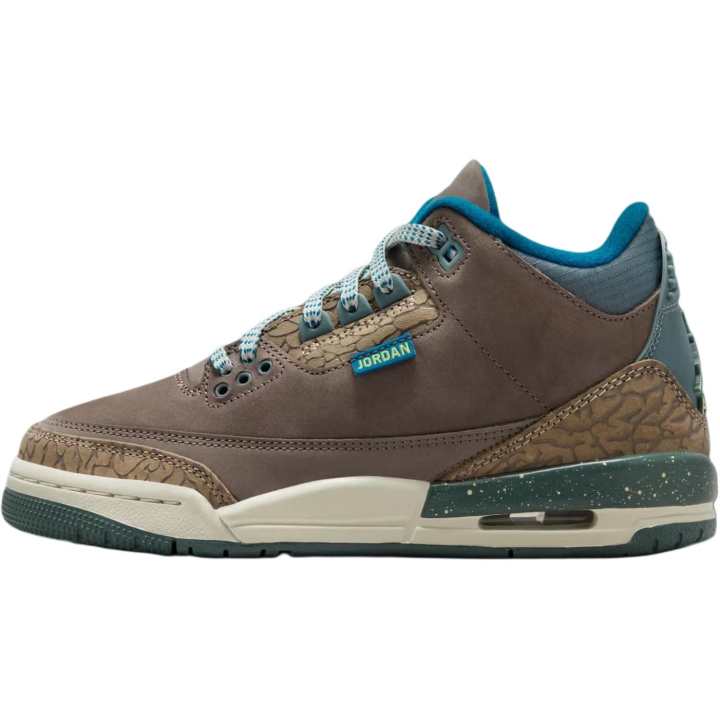 Jordan Jordan Air Jordan 3 Mid top Basketball Shoes Brown Unisex