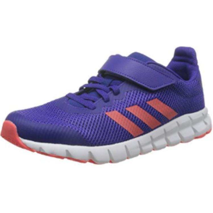 Adidas Adidas Rapidaflex El K Slip Resistant Abrasion Resistant Low top Kids' Running Shoes Purple Kids'