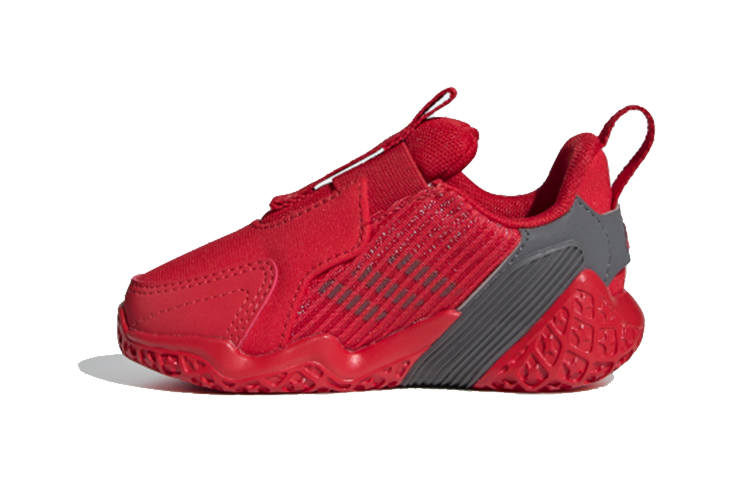 Adidas Adidas 4Uture Rnr Running Breathable Low top Running Shoes Red Gray Infant And Toddler