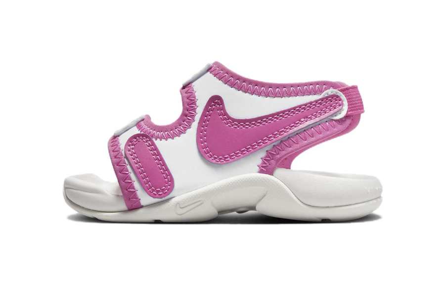 Nike Nike Sunray Adjust 6 Slip Resistant Cushioning Low top Toddler Shoes White Pink Infant And Toddler