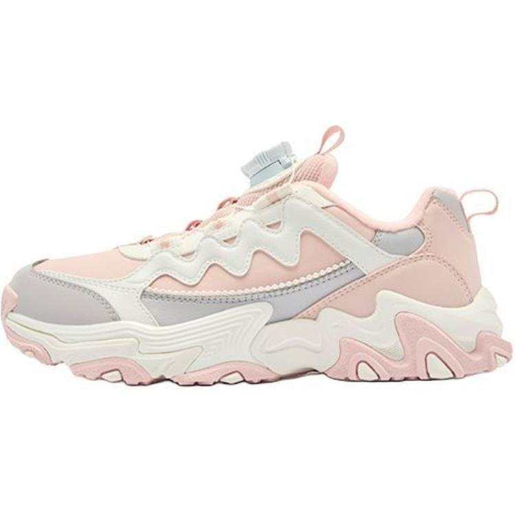 QIAODAN Low top Casual Shoes White Pink Teenagers