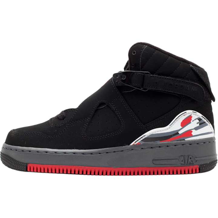 Jordan Jordan Air Jordan Fusion 8 Mid top Basketball Shoes Black Unisex
