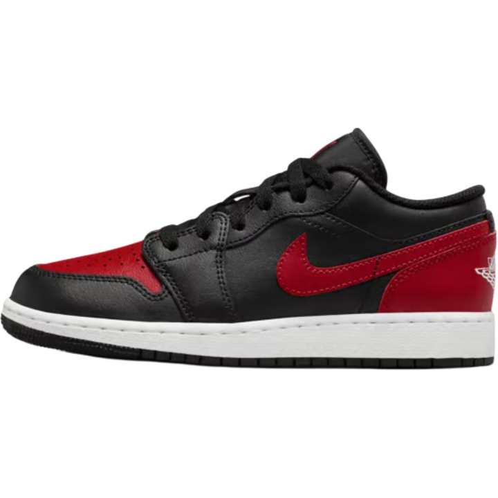 Jordan Jordan Air Jordan 1 Low top Basketball Shoes Black Red Unisex