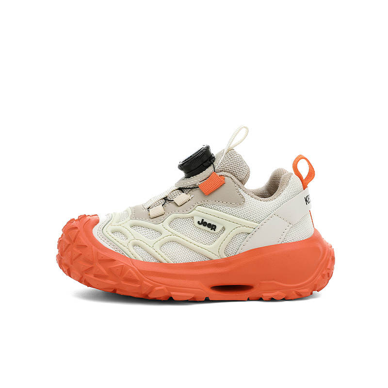 Jeep Running Collection Synthetic Leather, Textile Slip Resistant Anti Kick Abrasion Resistant Breathable Low top