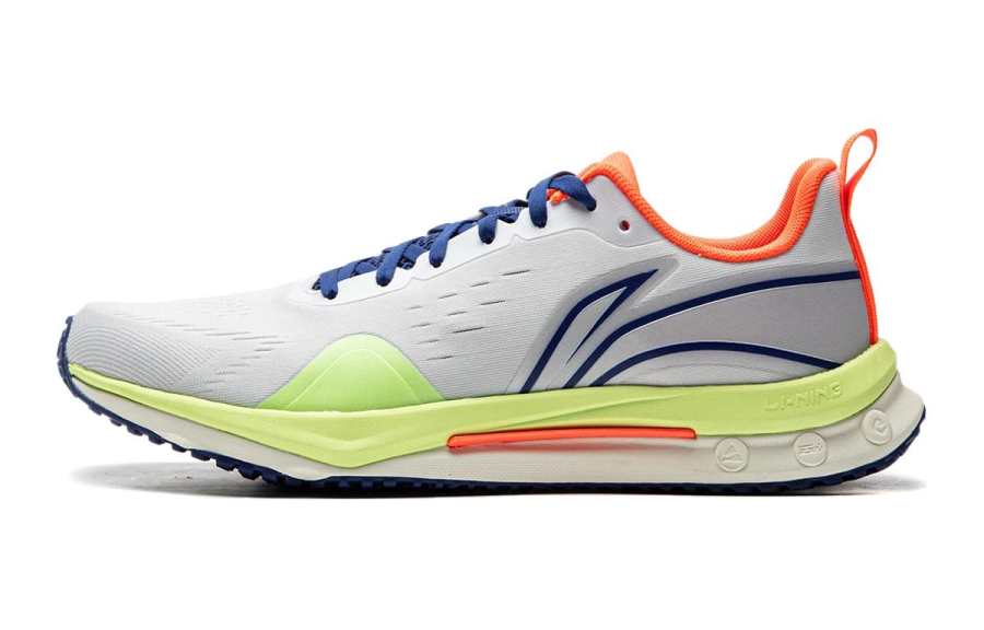 Li-Ning YOUNG Li Ning YOUNG Low top Running Shoes White Orange Unisex