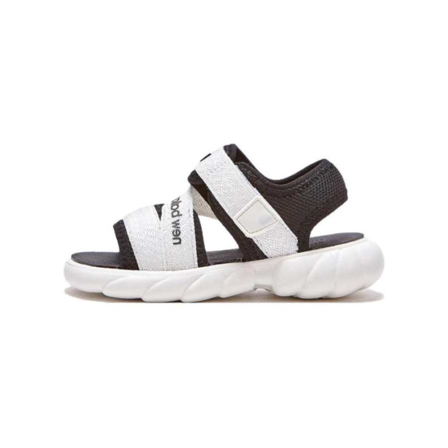 New Balance New Balance Cushioning Abrasion Resistant Breathable And Quick Dry Low top Toddler Shoes Black White Baby