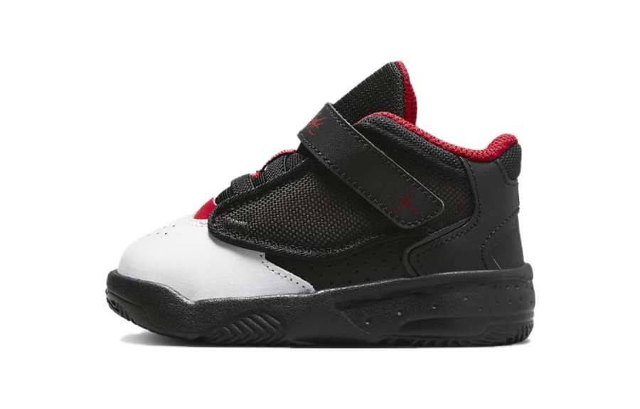 Jordan Jordan Max Aura 4 TD Slip Resistant Cushioning High top Baby & Toddler Shoes White Black Red Infant And Toddler